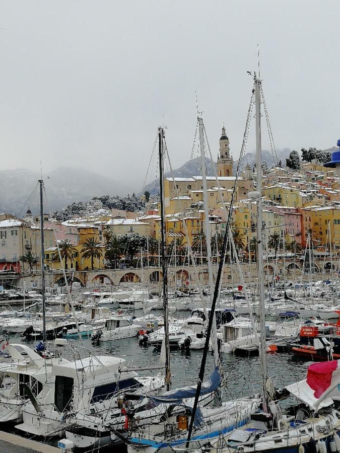 Menton 2 Pieces Climatise A Cote De La Plage Rue Palmaro ภายนอก รูปภาพ